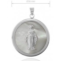 medalla Virgen Milagrosa circular