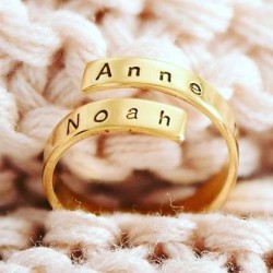 anillos personalizados con nombres