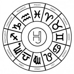 Gemelos de horoscopos en plata de ley