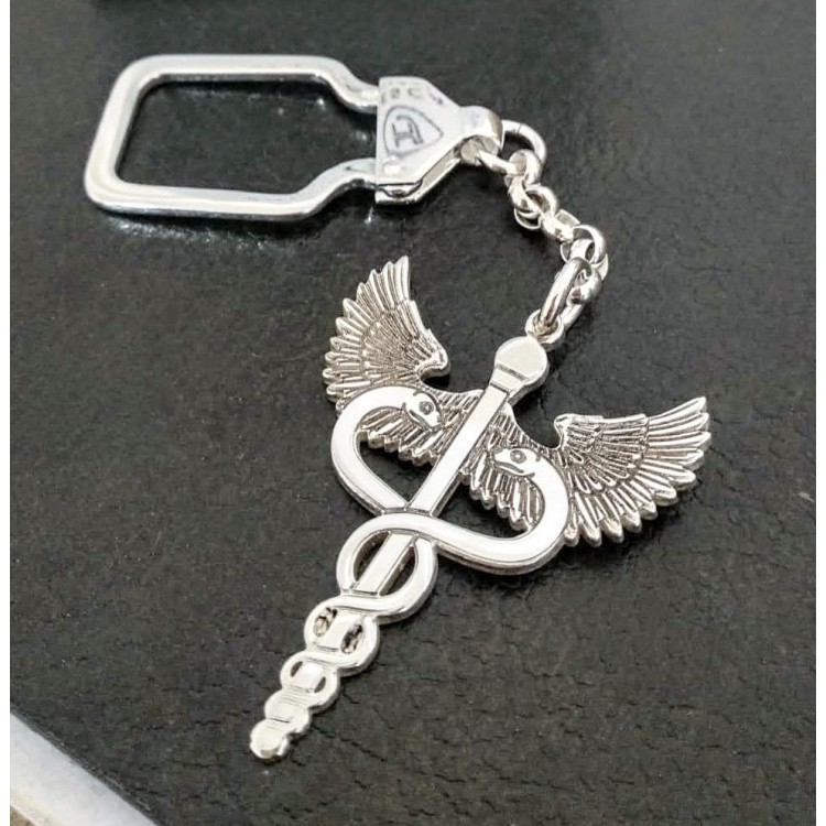Llaveros para medicos plata