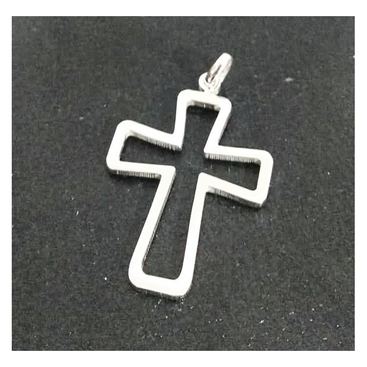 CRUZ DE PLATA CALADA