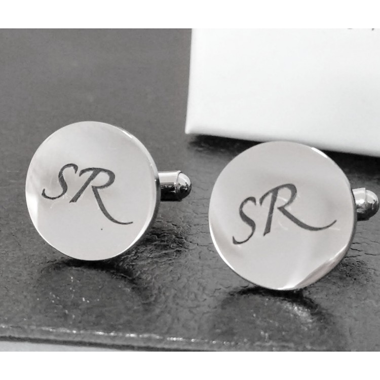 Gemelos personalizados con su diseño en acero inoxidable