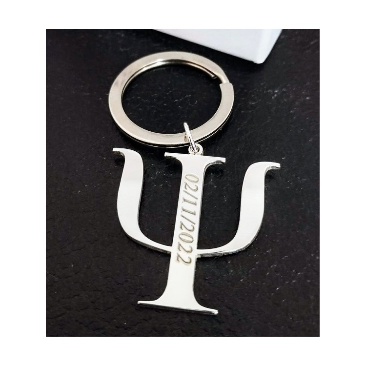 Llavero personalizados símbolos, cruces, letras ... en plata de ley Llavero personalizados símbolos, cruces, letras ... en plata de ley