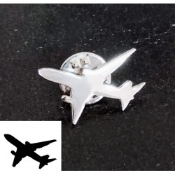 Pins de aviones en plata de ley