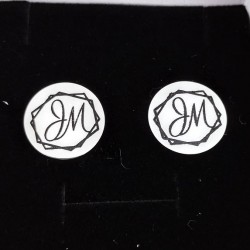 Gemelos personalizados con su diseño en acero inoxidable