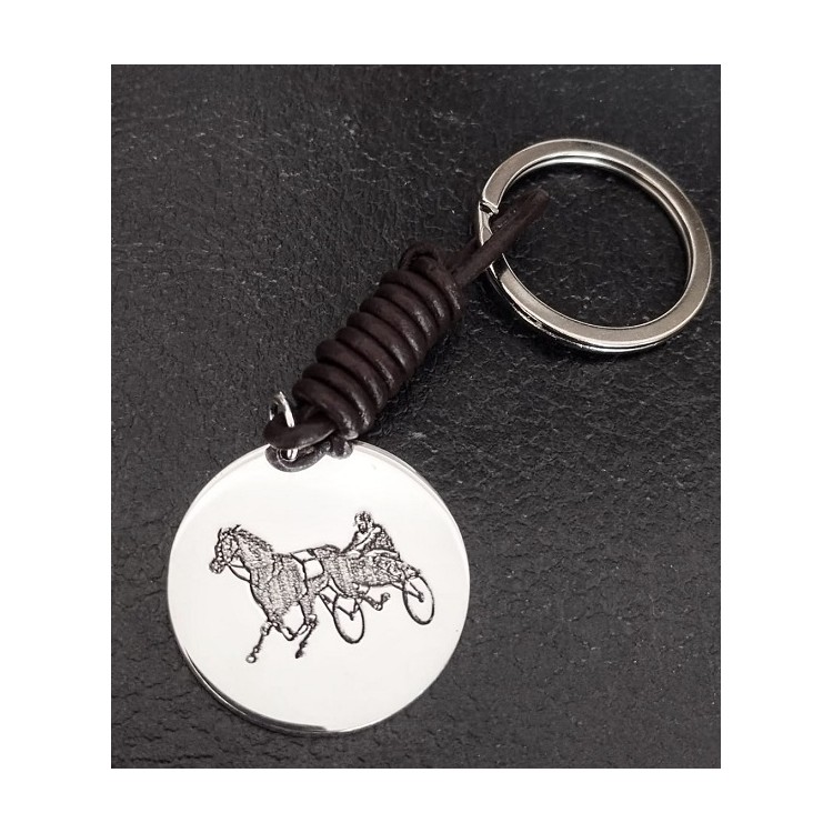 Llavero personalizado medalla de plata