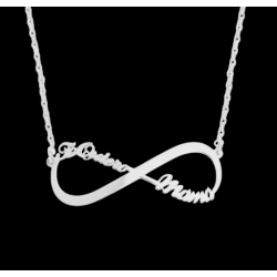 Collar infinito Te quiero Mamá de Plata