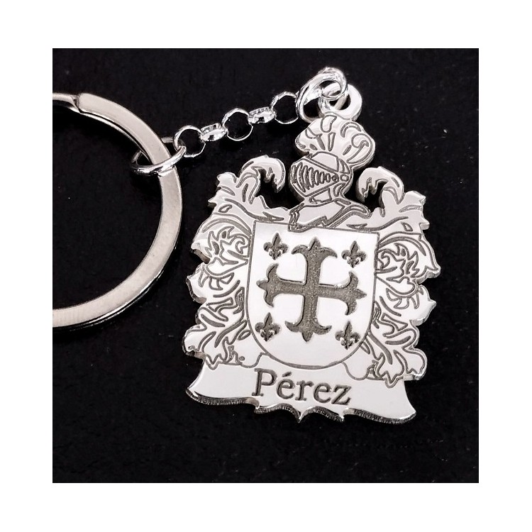 Llaveros Escudos de Armas  plata de ley