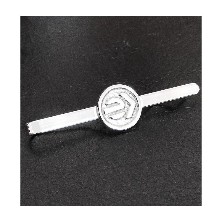 Pisacorbatas personalizado con circulo en relieve