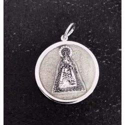 Medallas personalizadas de Virgenes y cristos en relieve plata de ley