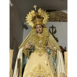 Medallas personalizadas de Virgenes y cristos en relieve plata de ley