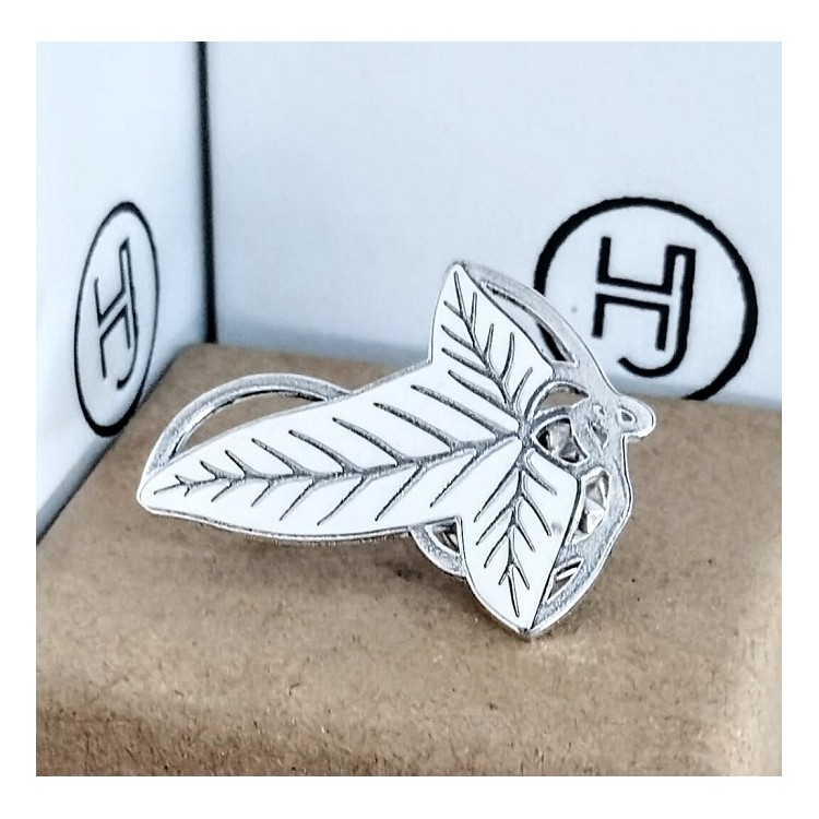 Pin hoja en plata de ley