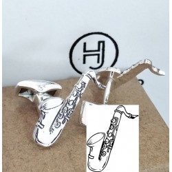 Gemelos instrumentos musicales  POR ENCARGO PREVIOen plata de ley