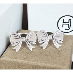 Gemelos Pajaritas en Plata de Ley