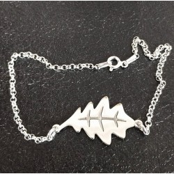 Pulsera personalizada de dibujos plata de ley