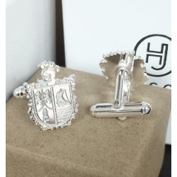 Gemelos Escudos POR ENCARGO en plata de ley