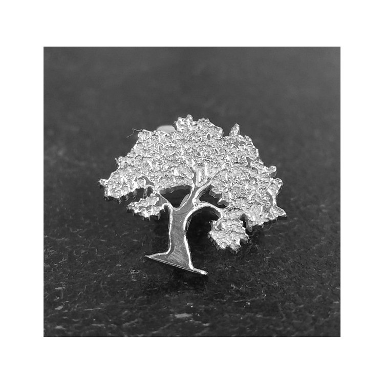 Pin Olivo en plata de ley