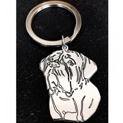 Llaveros de  mascotas  personalizados tallados en plata de ley