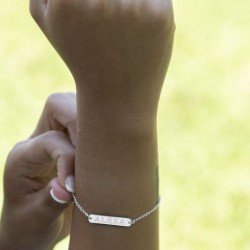 Pulseras personalizadas como quieras plata de ley.Presupuesto WhatsApp