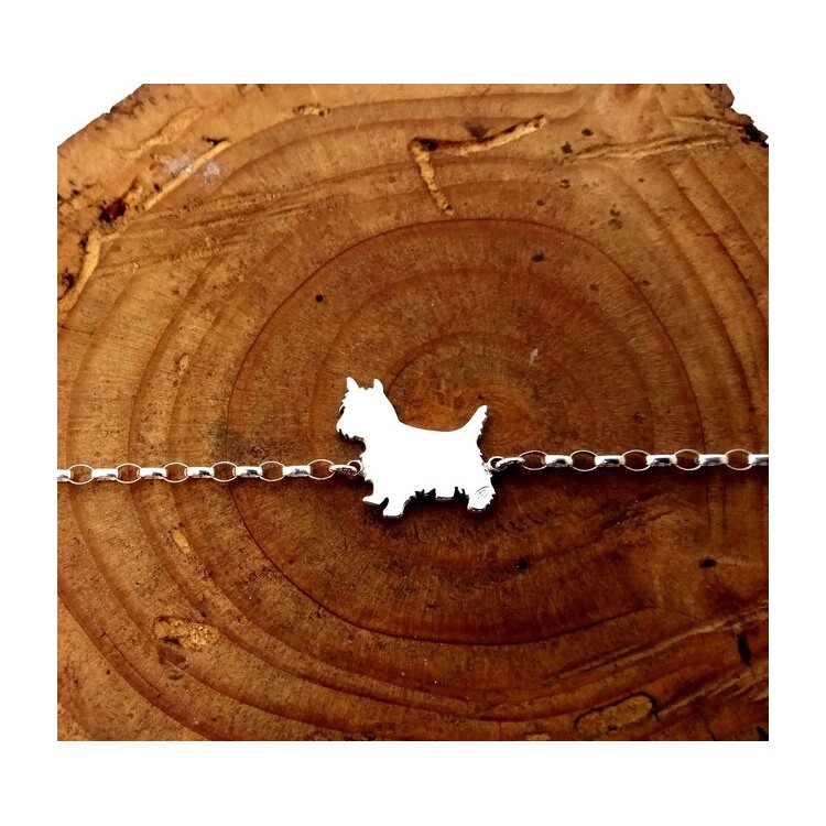Pulsera mascota plata de ley y cadena plata Pulsera mascota plata de ley y cadena plata