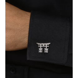 Gemelos Japón en plata de ley