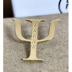 Insignia de psicología plata de ley Insignia de psicología plata de ley