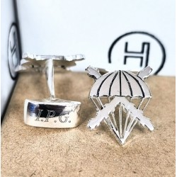 Gemelos Brigada paracaidista o bripac en Plata de Ley