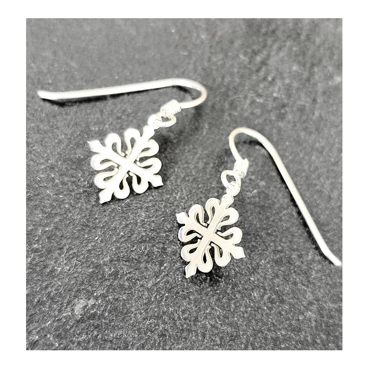 Pendientes personalizados de cruces, símbolos ...plata de ley