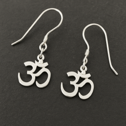 Pendientes personalizados de cruces, símbolos ...plata de ley