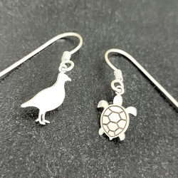 Pendientes personalizados mascotas y animales plata de ley