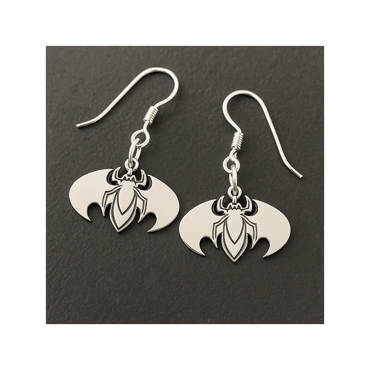 Pendientes personalizados Frikis y originales plata de ley