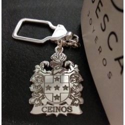 Llaveros Escudos de Armas POR ENCARGO  plata de ley