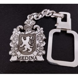 Llaveros Escudos de Armas plata de ley completamente