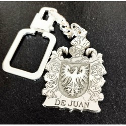 Llaveros Escudos de Armas plata de ley completamente