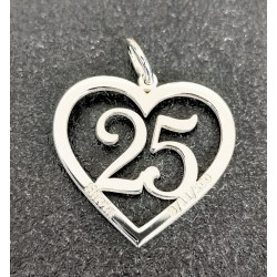 Colgantes corazones POR ENCARGO con su diseño en plata de ley y personalizados