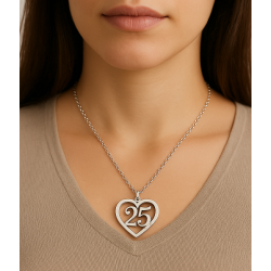 Colgantes corazones POR ENCARGO con su diseño en plata de ley y personalizados