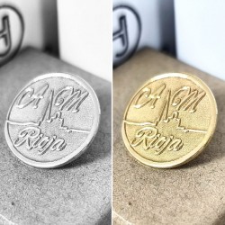 Pins de plata  para Asociaciones y grupos