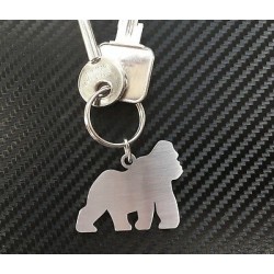 Llaveros perros personalizados siluetas en plata de ley