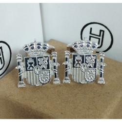 Gemelos Escudo de España Plata de Ley