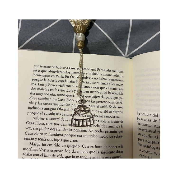 Marcapaginas  POR ENCARGO-PRESUPUESTO PREVIO en plata de ley