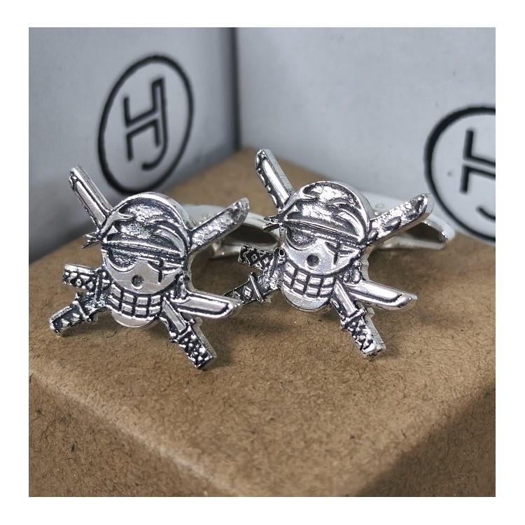 Gemelos pirata piece plata de ley