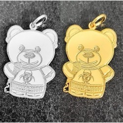 Colgantes DIBUJOS personalizados con cadena (plata de ley)