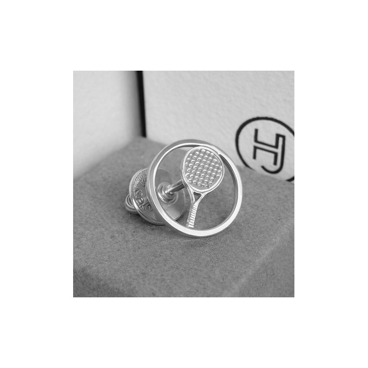 Pin pala de pádel plata de ley