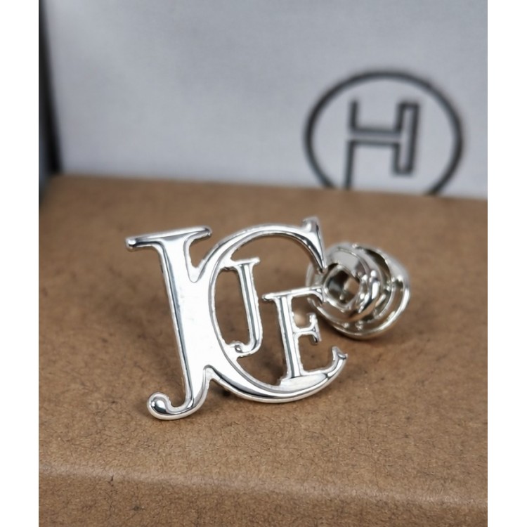 Pin de  3-4 iniciales personalizado plata de ley