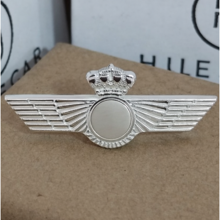 Pin ejercito del aire en plata de ley