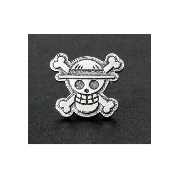 Pin pirata piece en plata de ley