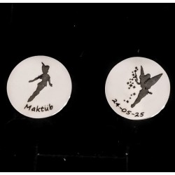 Gemelos personalizados con su diseño en acero inoxidable