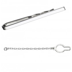 Pisacorbatas para frikis en plata de ley