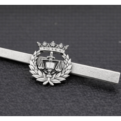 Pisacorbatas escudos e insignias que quieras plata de ley