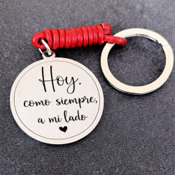 Llaveros regalo Padre en acero inox.